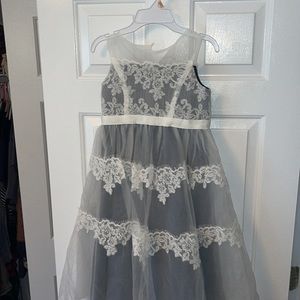 David’s Bridal flower girl dress
